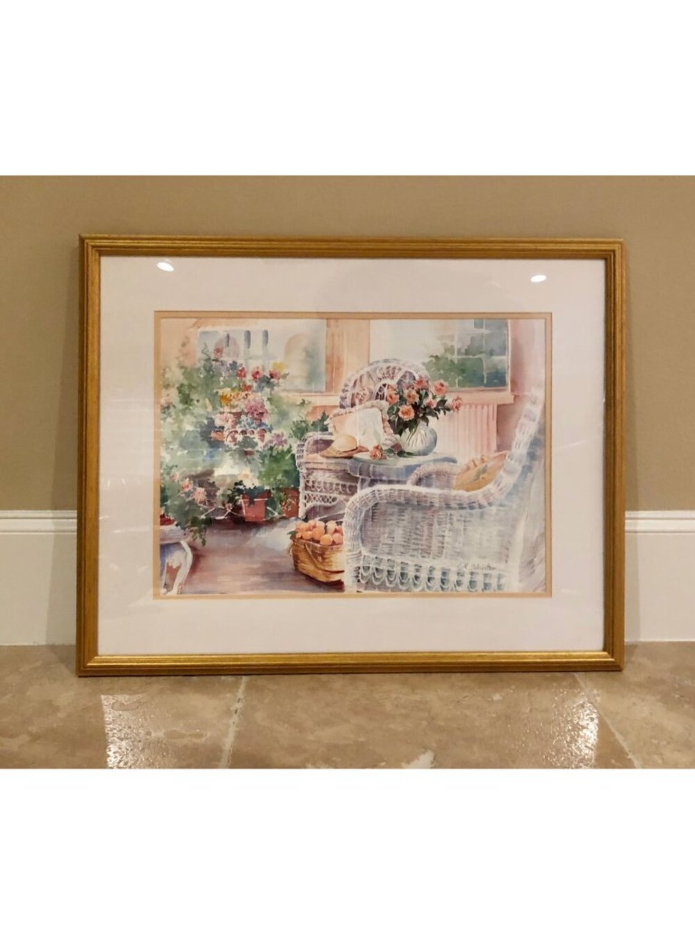 Watercolor Painting By L. M. Schuster